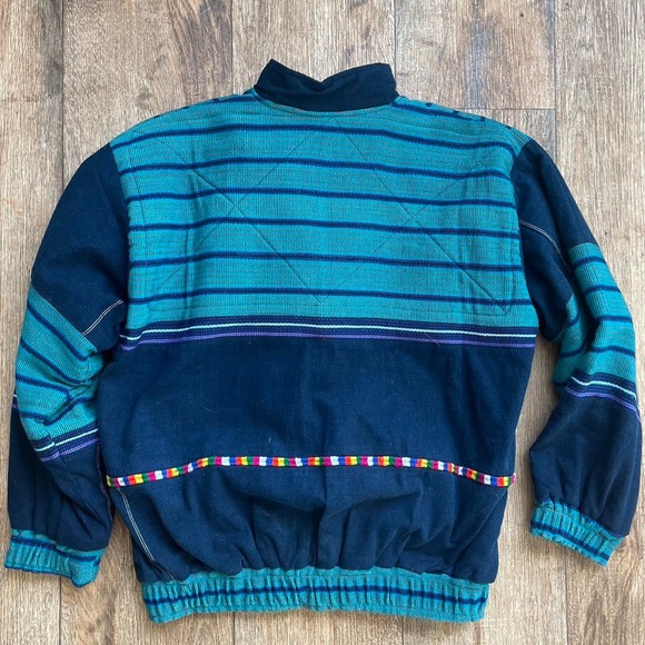 Vintage Bomber Jacket with embroidered and knit detail - Picture 4 of 5